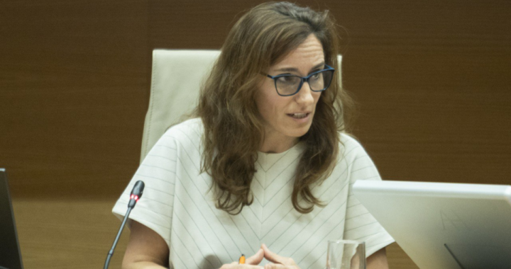 Mónica García critica a «los jetas confesos» que «sacan tajada de la sanidad» y defiende el Sistema Nacional de Salud